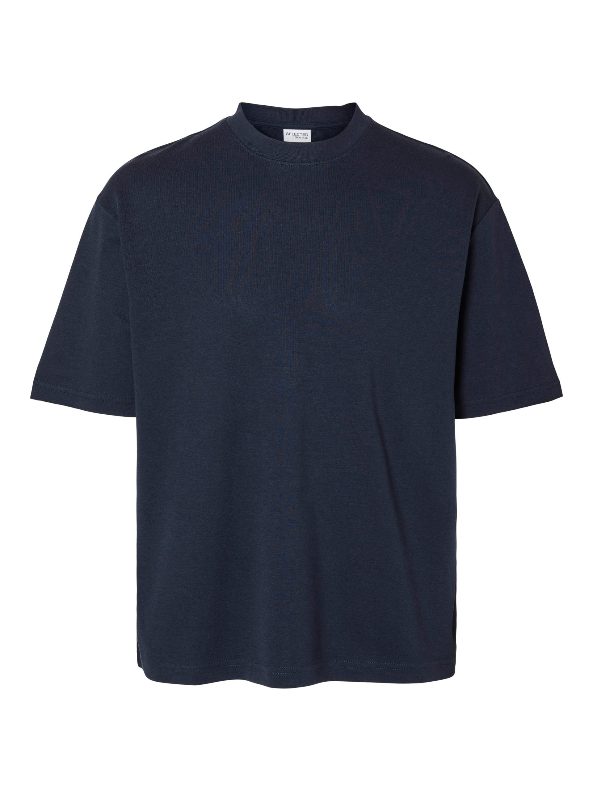 SLHLOOSEOSCAR SS O-NECK TEE NOOS XL Locker geschnitten - Sky Captain