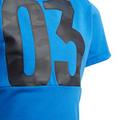ADIDAS Kinder T-Shirt 110 in Blau