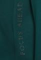 T-Shirt mit Troyer-Kragen XXL - Petrol Green