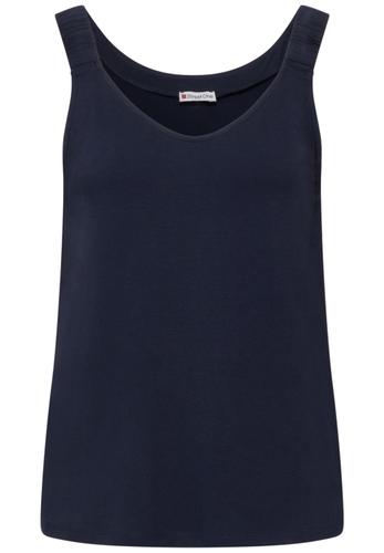 Top mit V-Neck 40 - Deep Blue