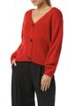 Strickjacke XS - Rot