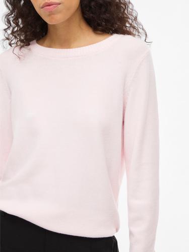 VIRIL O-NECK L/S  KNIT TOP - NOOS S Normal geschnitten - Cherry Blossom