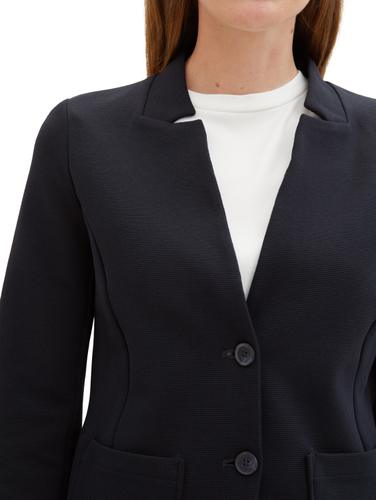 Slim Fit Blazer mit Ottoman Struktur S Slim Fit - Sky Captain Blue
