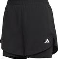 ADIDAS Damen Shorts W MIN 2IN1 SHO L in Schwarz