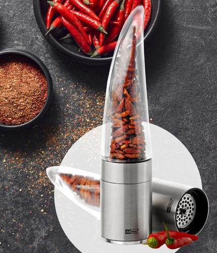 Geschenkset Chilischneider PEPE mit 20 g Bird's Eye Chilis, mit original AdHoc SchneidWerk®
