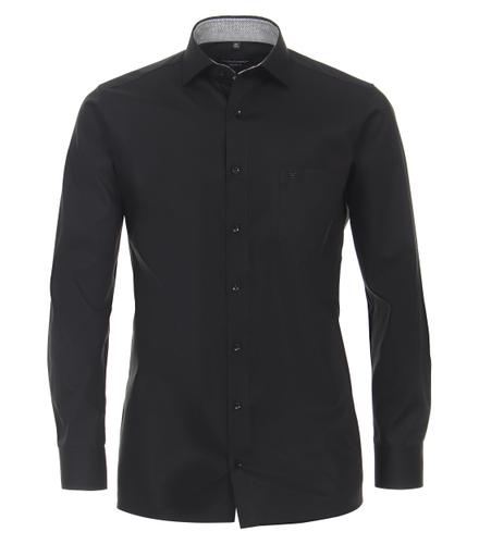Businesshemd (Alternative als VENTI Artikel 226110890) 44 Modern Fit - Schwarz