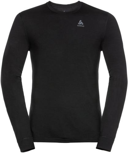ODLO Herren Langarm Shirt BL TOP crew neck l/s MERINO 200 M in Weiß