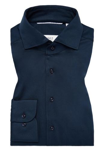 Hemd Jersey Langarm Blau 43/Langarm - 67cm