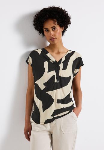 Gemusterte Bluse 36 - Whale Tail Grey