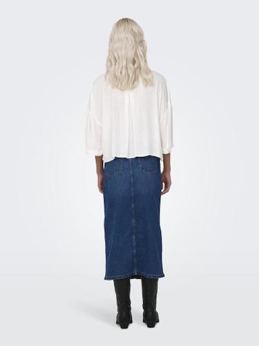 ONLASTRID LIFE 2/4 CROP SHIRT WVN N