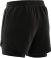 ADIDAS Damen Shorts W MIN 2IN1 SHO L in Schwarz
