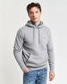 Shield Hoodie Schwarz, Grau S