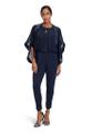 Chiffonstola Blau M
