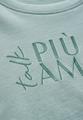 T-Shirt mit Wording L - Cool Salvia Green