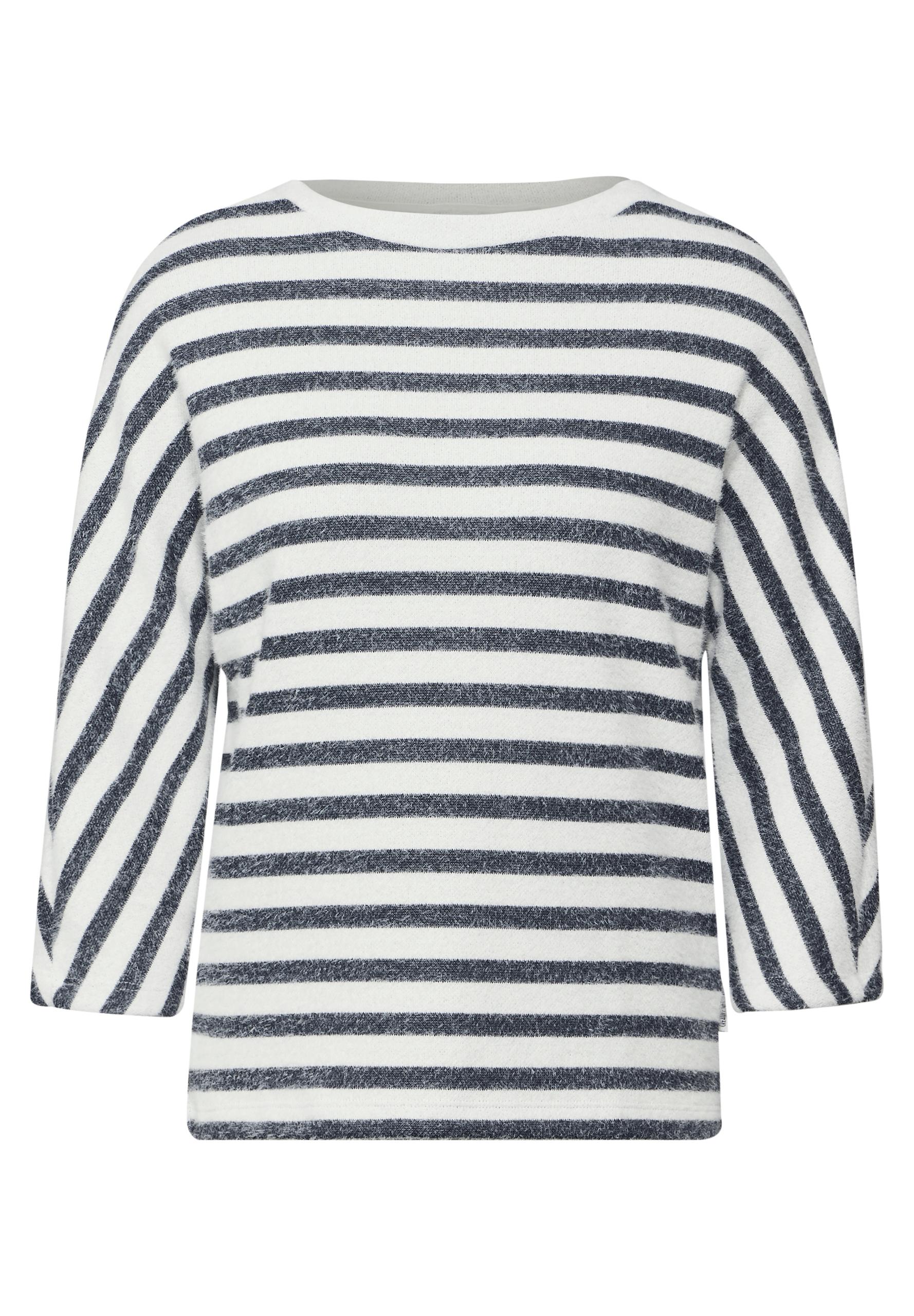 Gestreiftes Federgarn Shirt XXL - Universal Blue