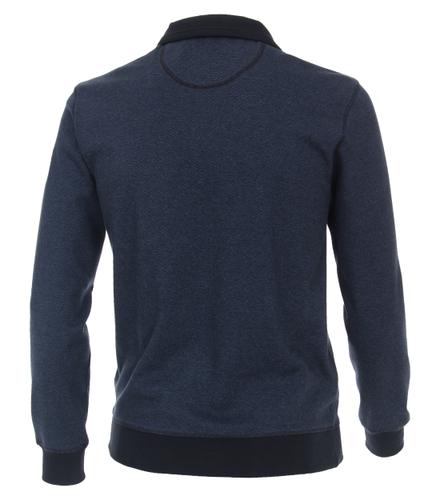 Sweat-Troyer gemustert M - Blau