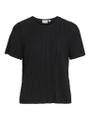 VIPLISA O-NECK S/S TOP - NOOS M Normal geschnitten - Black Beauty