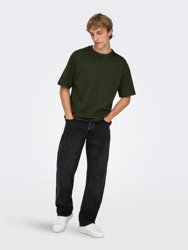 ONSEDGE STRAIGHT BLACK 6985 TAI DNM NOOS 32/32 Gerade geschnitten - Black Denim