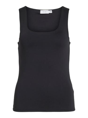 VIKENZA U-NECK S/L TANK TOP REV - NOOS L Eng anliegend - Black