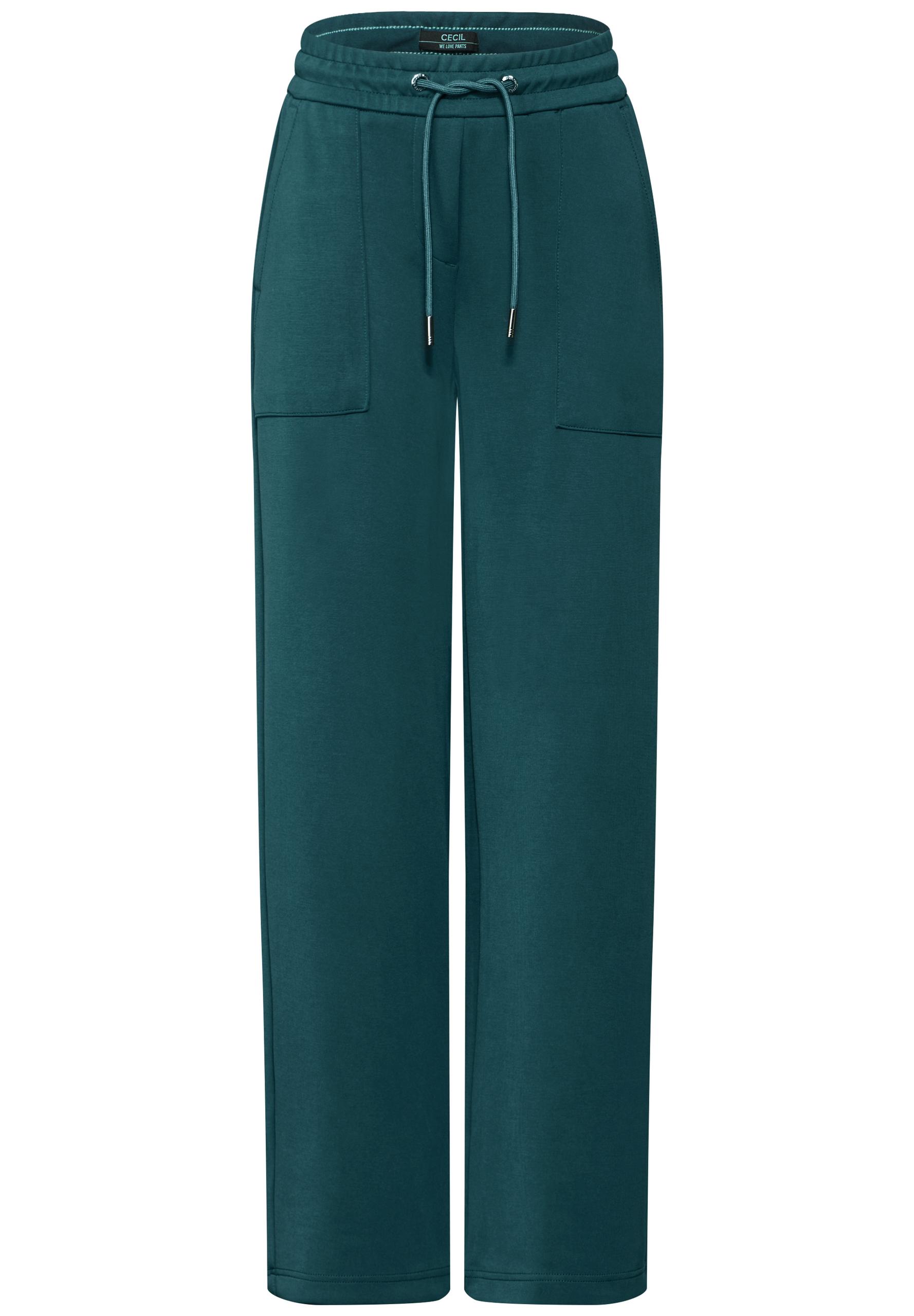 Wide Leg Hose M/30 - Petrol Green