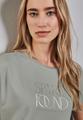T-Shirt mit Wording Grün 40