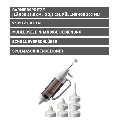 Einhand Garnierspritze