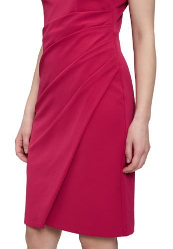 Cocktailkleid 42 Figurbetont - Dark Raspberry