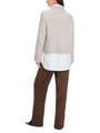 Kurzer Sweater Knitted in Germany 36 - Smoke