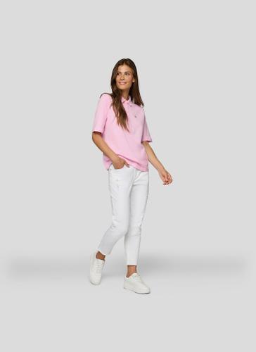 Polos Weiß, Rosa 38