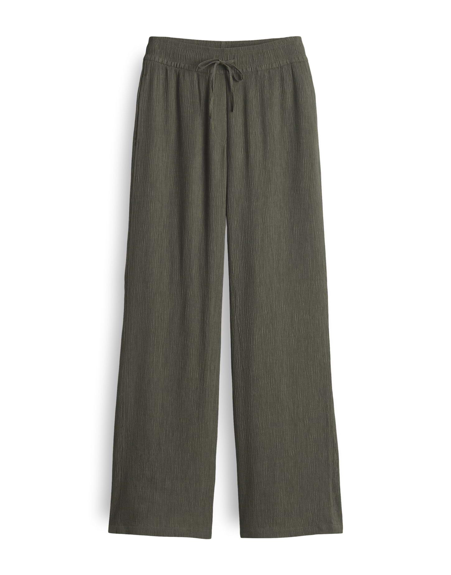 Hose "Marou Crinkle" - Oliv / 38