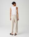 OPUS Bundfaltenhose »Melosa« mit seitlichen Galonstreifen - Beige / 36