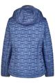 Sandwich-Steppjacke mit Kapuze 46 - Electric Blue