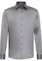 Performance Shirt Twill-Stretch Langarm 43/Langarm - 65cm MODERN FIT - Silber