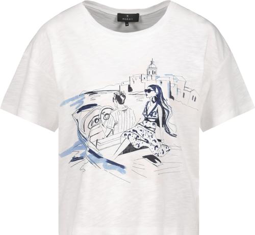 T-Shirt mit Boot-Zeichnung 44 - Navy Blue