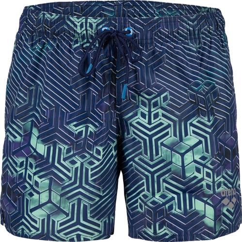 ARENA Herren Badeshorts MEN'S BEACH SHORT ALLOVER S in Bunt