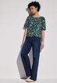 Bluse mit Print 36 - Hunter Green