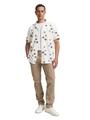 Regular Fit Kurzarmhemd im Hawaii-Look XL Regular Fit - Embroidered Desert Design