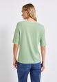 T-Shirt mit Folien-Wording 36 - Soft Jade Green