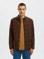 SLHSLIMOWEN-BRUSHED SHIRT LS NOOS S Slim Fit - Demitasse