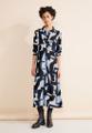 Print Hemdblusenkleid Blau 40