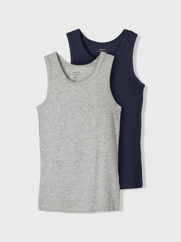 NKMTANK TOP 2P NOOS 110 - Grey Melange