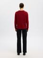 SLFLULU LS KNIT O-NECK NOOS XS Normal geschnitten - Equestrian Red