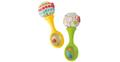 Fisher-Price Babys Rumba-Rasseln mit Stoff, Baby-Spielzeug, Greifling