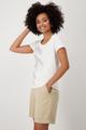 T-Shirt mit Schmuckschrift 36 - Cream