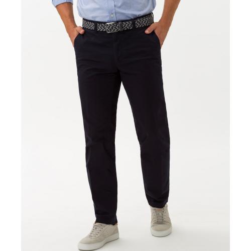 Style Jim-s 29U Flatfronthose, Herrenhose, Leicht geschwungene französischen Vorderhosentaschen, Leistengesäßtaschen, Tresortasche in rechter Seitentasche, Zusätzliche Coinpocket, Hochwertiger Reißverschluss, Ergonomische Passform, Regular Fit, Gerader Beinverlauf, Perfect Cut (niedrige Leibhöhe) - Perma Blue