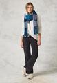 Karierter Schal A - Dark Navy Blue