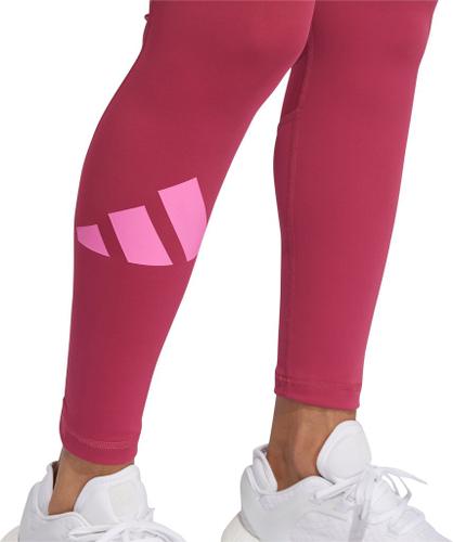 adidas Damen TECHFIT ADI LIFE MID RISE LONG BOS TIGHT S in Rot