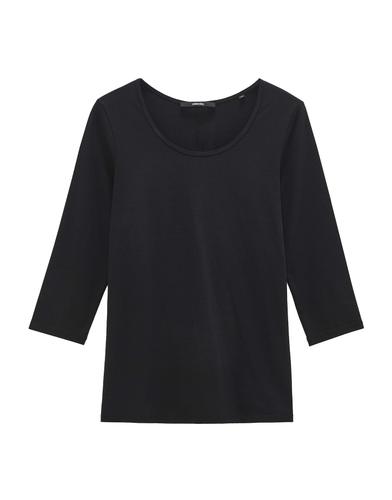 Basic-Shirt "Kain" - Schwarz / 38
