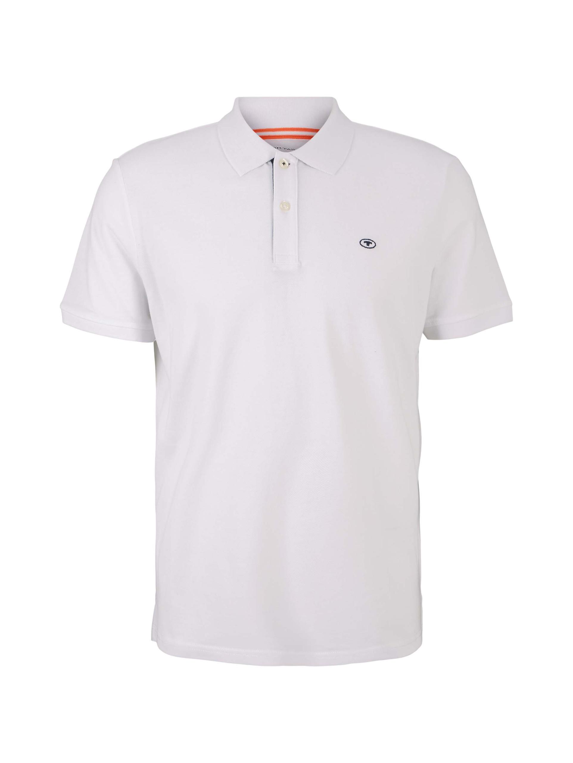 Piqué Poloshirt aus Baumwolle XXL Regular Fit - White