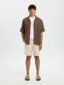 SLHREGULAR-HARVEY SUMMER SHORTS L Normal geschnitten - Oatmeal